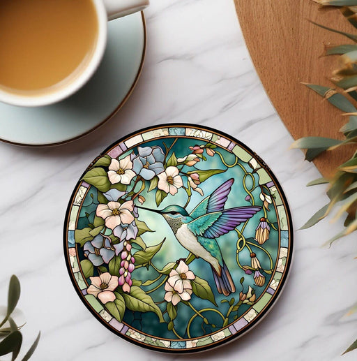 Coaster - Hummingbird Ceramic Coaster - FC