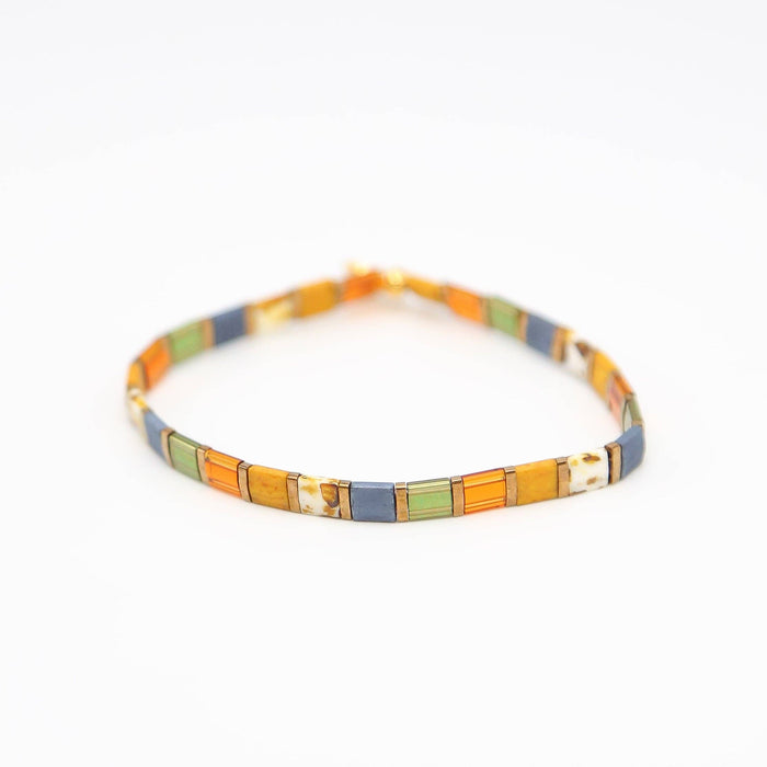 AUTUMN DAY - Tila Bead Bracelet | Single: 6.50 Inches - M