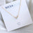 Mini Opal CZ Bar Necklace - Gold Filled: 17"