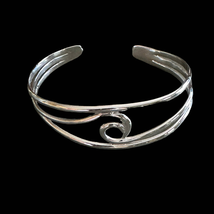 Wave Cuff/Bracelet - Sterling Silver