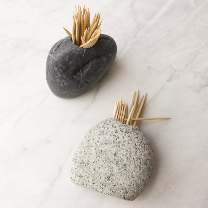 Stone Match Striker & Toothpick Holder