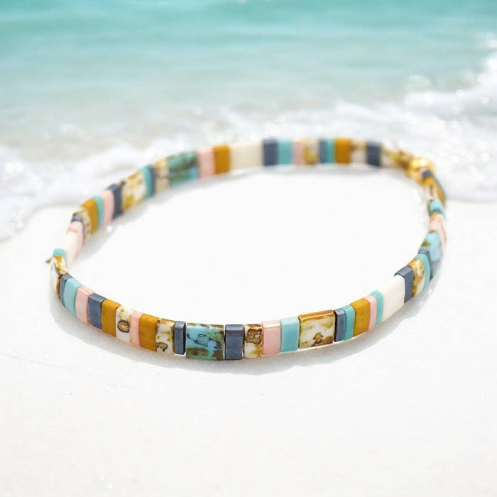 ROAD TRIP - Tila Bead Bracelet - Sizes 5.75-8.50: 6.50 Inches - M