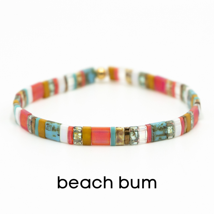 SALTY - Tila Bead Bracelet | Single: 6.50 inches - M