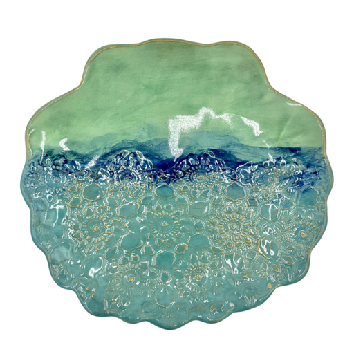 Extra Large Shell Platter - Ocean Heirloom Lace