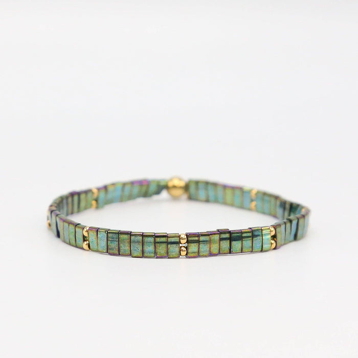 WHISPERING PINES - Tila Bead Bracelet | Single: 6.50 Inches - M
