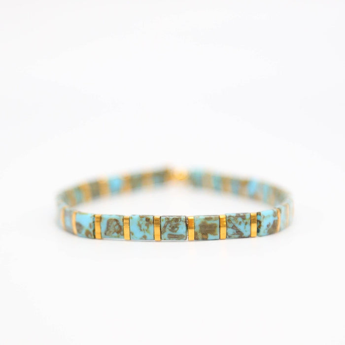 SHORES OF MAINE - Tila Bead Bracelet | Single: 6.50 inches - M