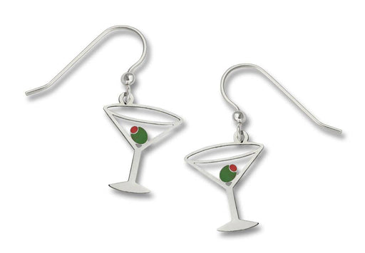 Martini Glass w/Olive