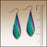 Northern Lights Helix Long Drop Earrings