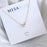 Mini Opal CZ Bar Necklace - Gold Filled: 17"