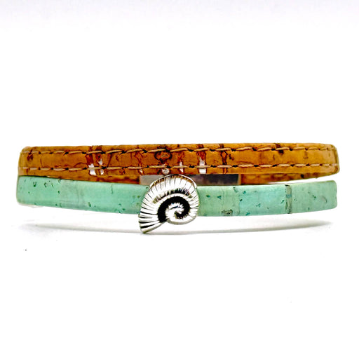 Nautilus - Classic Cork Bracelet: Sea Foam / S