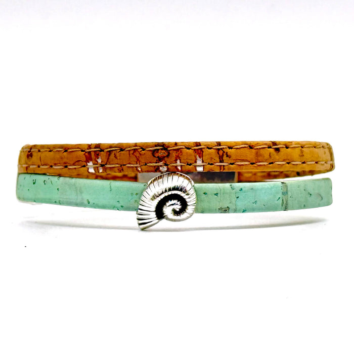 Nautilus - Classic Cork Bracelet: Sea Foam / S