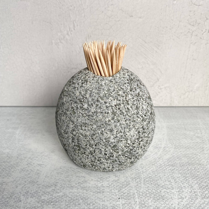 Stone Match Striker & Toothpick Holder