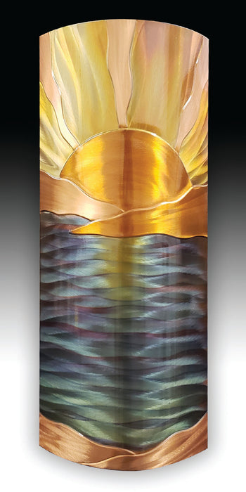 Copper Wall Art - New Horizon - 8" x 17"