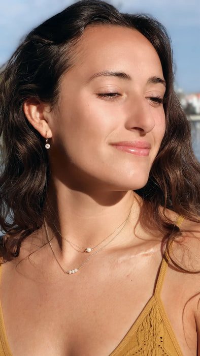 Earrings - Large Pearl Self Love Hoops