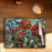 Tempered Glass Cutting Board: Poppy - 8x11