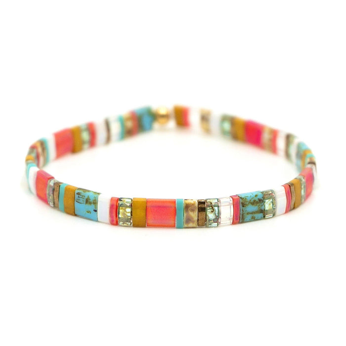 SHORES OF MAINE - Tila Bead Bracelet | Single: 6.50 inches - M
