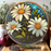 Tempered Glass Cutting Board : Daisy - 8