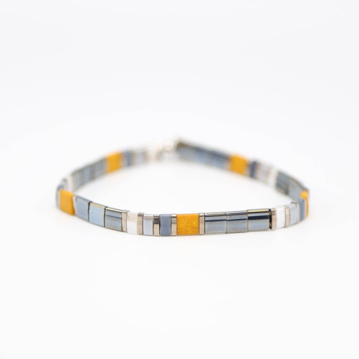 HUDSON - Tila Bead Bracelet: 6.50 inches - M