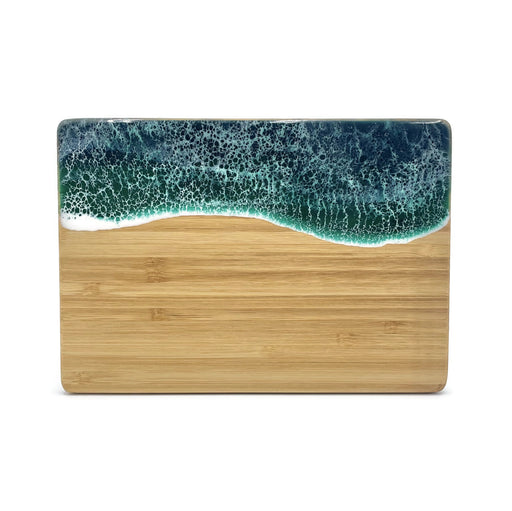 Ocean Wave Cheese Board - Emerald - Horizontal