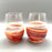 Ocean Wave Stemless Wine Glass - Sunset