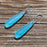 Earrings - Long Teardrops - Turquoise Bay - SLS