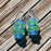 Earrings - Nugget Earrings - Peridot Sea - SLS