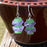 Earrings - Nugget Earrings - Periwinkle Green - SLS