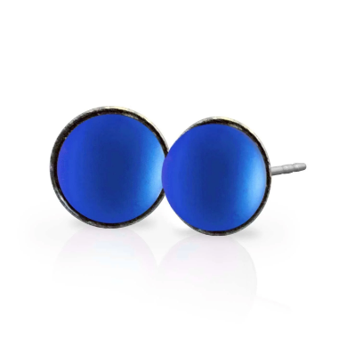 Earrings - Crystal Stud - Frosted Blue - EAR-040-FB