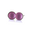 Earrings - Small Crystal Stud - Frosted Pink - EAR-035-FP