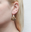 Earrings - Domed Cutout Ginkgo - MB