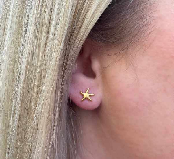 Earrings - Gold Starfish Stud - CPGY