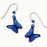 Earrings - 3D Blue Morpho Butterfly - 1665