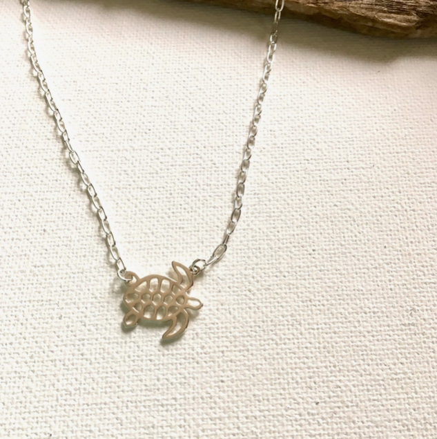 Anklet - Turtle - Sterling Silver