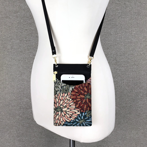 Purse - Cell Phone Case - Adjustable - Mums - 2023