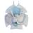 Ornament - Sea Glass Sand Dollar Collage - Light Blue Sea Glass