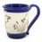 Mug - Hand-Etched Wildlife - Bees - Cobalt - 16oz