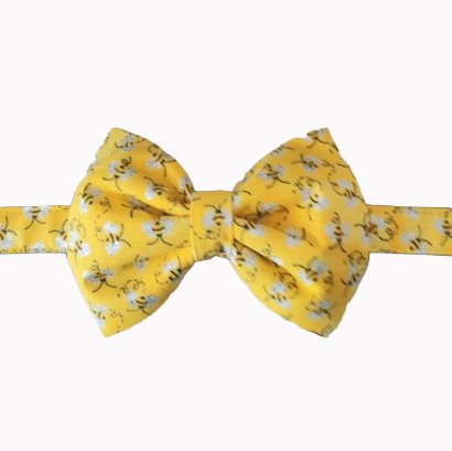 Dog Collar - Bee - Bow Tie - Extra Small