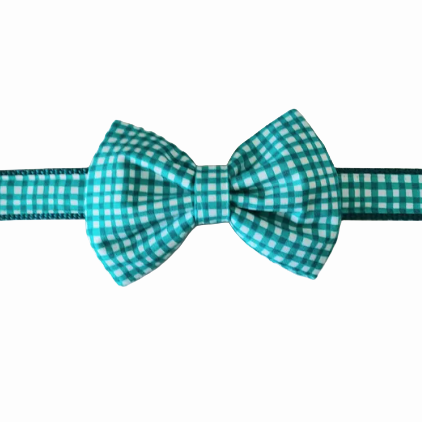 Dog Collar - Jade - Bow Tie - Extra Small