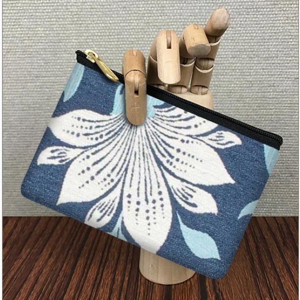 Purse - Coin Purse - Trumpet/Blue