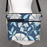Purse - Large Zipper Purse - Trumpet/Blue