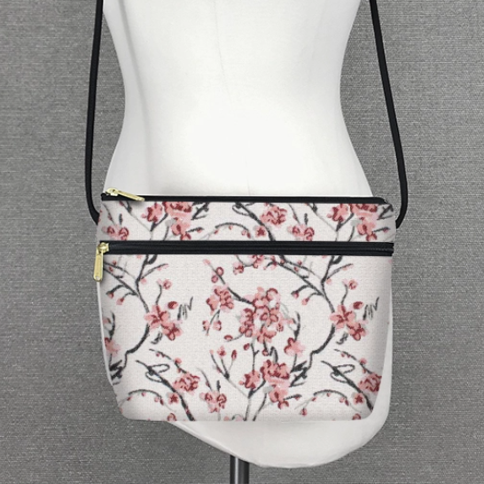 Purse - Zipper Purse - Cherry Blossom