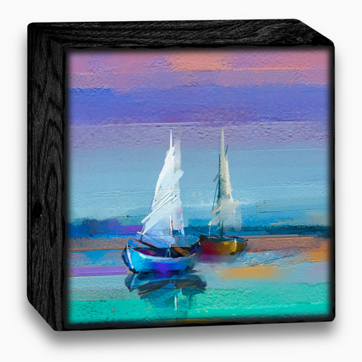Art Blocks - FA14 - Summer Sailboats - 4x4