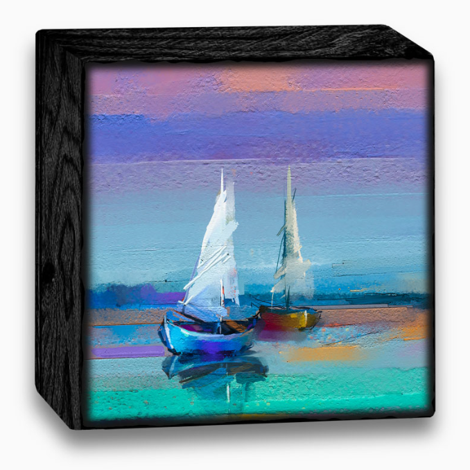 Art Blocks - FA14 - Summer Sailboats - 4x4