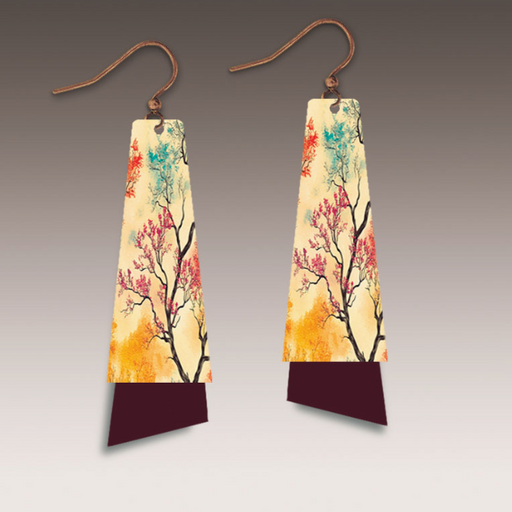 Painter's Tree Flutter Multilayer Earrings