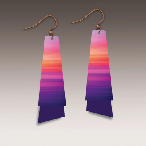 Sunset Beach Flutter Multilayer Earrings