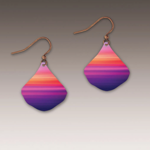 Sunset Beach Ginkgo Handmade Earrings