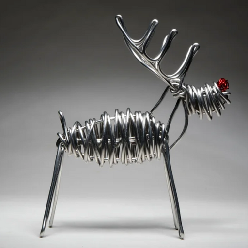 Aluminum Wire Reindeer - Small