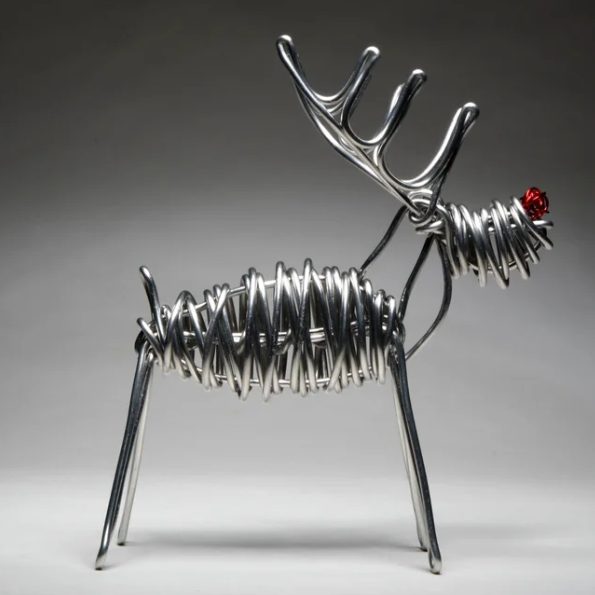Aluminum Wire Reindeer - Small