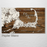 Wood Burnt Map - Orleans, MA - Papier Blanc - Small