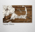 Wood Burnt Map - Cape Cod Bay - Papier Blanc - Schmedium